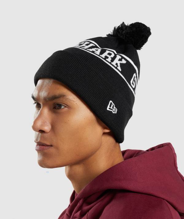 Panske Čiapky Gymshark New Era Tab Čierne | HP5741983